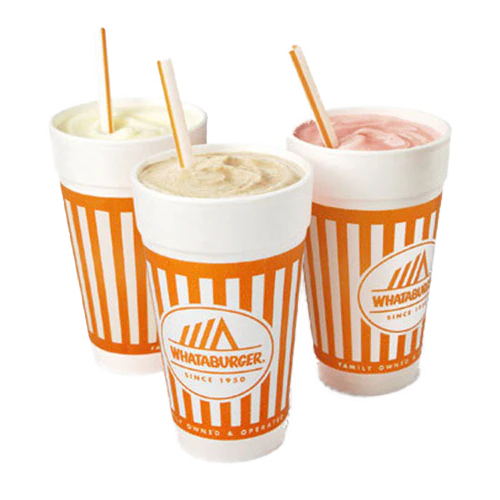 DRINKS & SHAKES at whataburger with prices