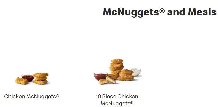 McNuggets® and Meals